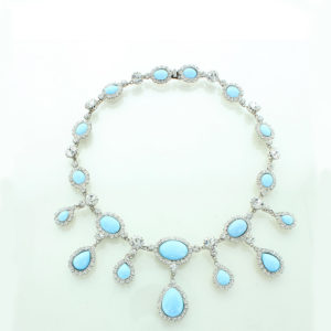 The Teck turquoise necklace
